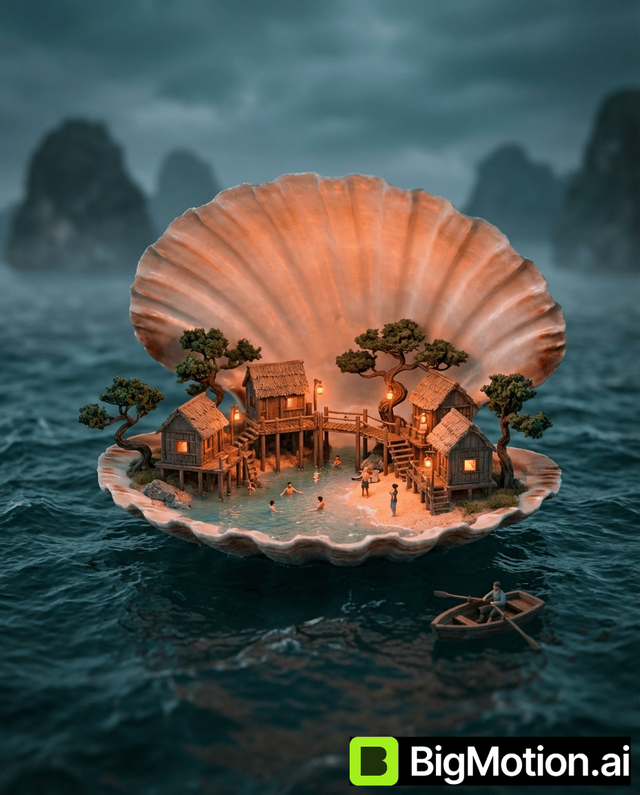 Seashell Coastal Stilts