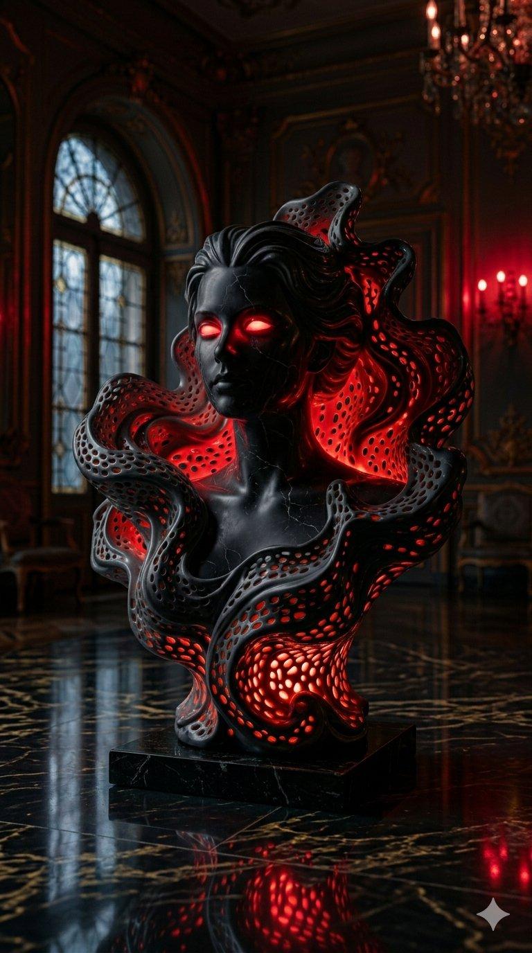 Obsidian Red Glow