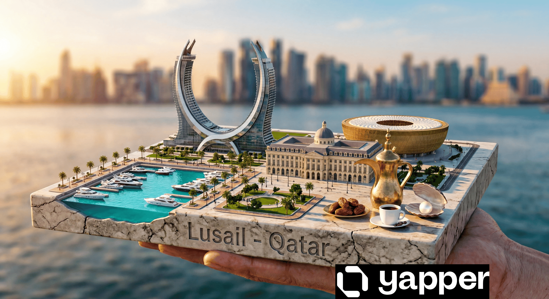 Lusail Marina Miniature