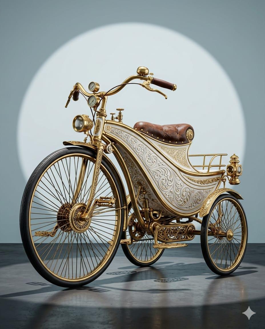 Ivory Filigree Chariot