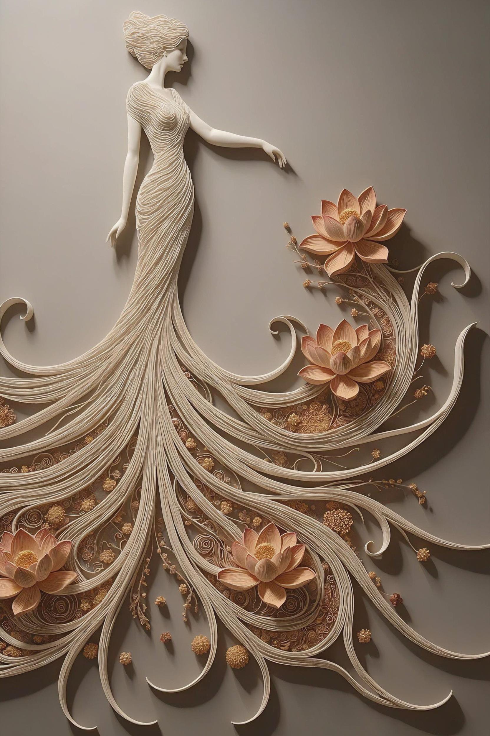 Quilled Paper Goddess