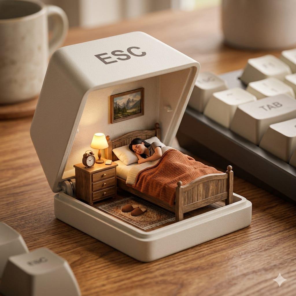 Escape Bedroom Diorama