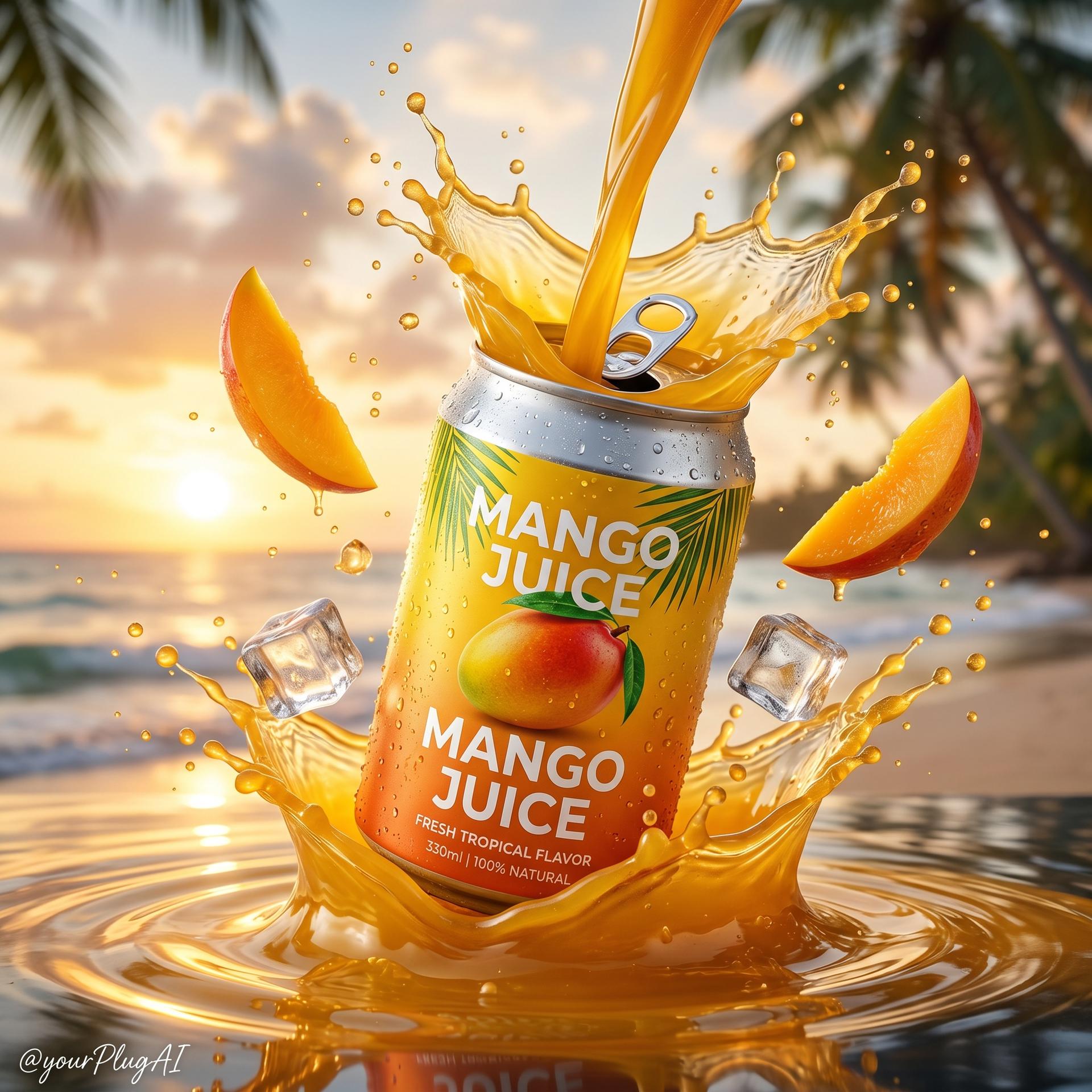 Tropical Mango Sunset