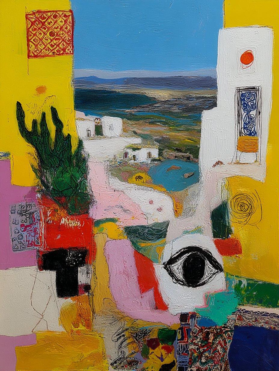 Abstract Coastal Window