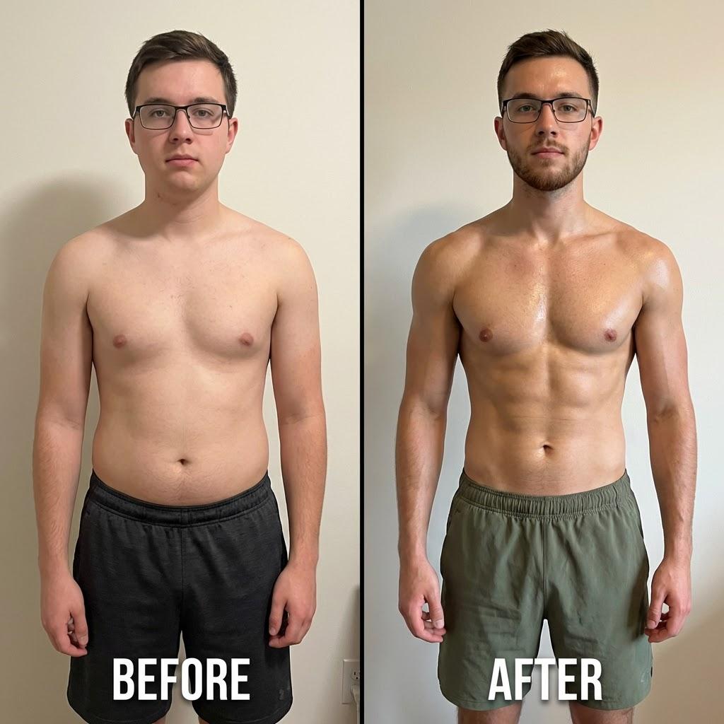 Fitness Transformation Before & After output 2
