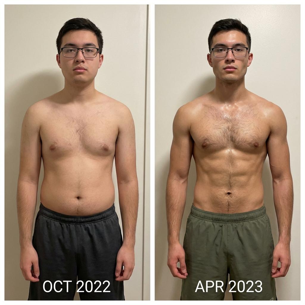 Fitness Transformation Before & After output 3