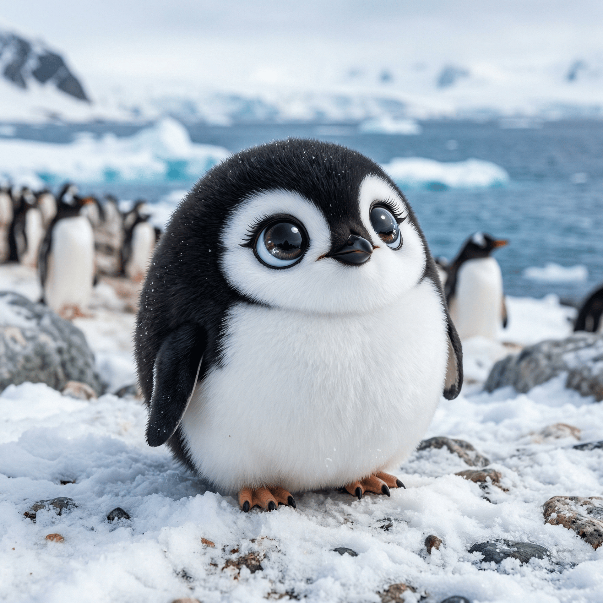 Icy Shore Penguin