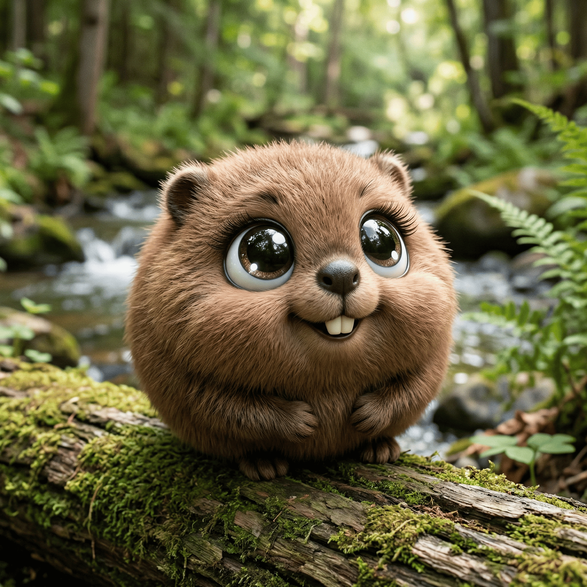 River Log Beaver