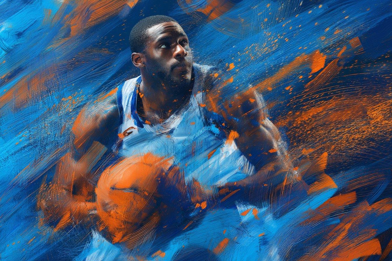 Basketball Player Dribble