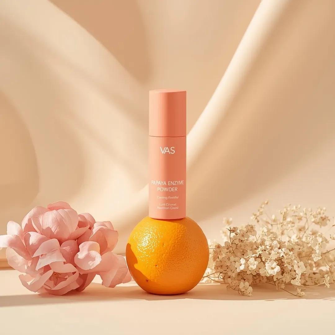 Enzyme Bottle on Orange