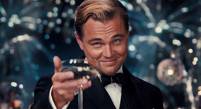 Input: Champagne Toast Illustration