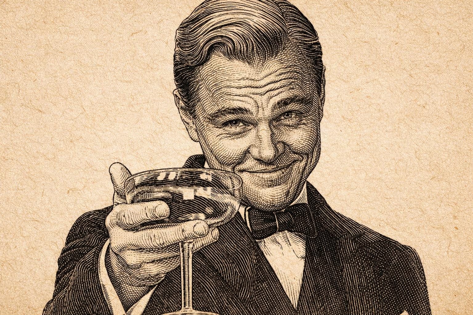 Champagne Toast Illustration