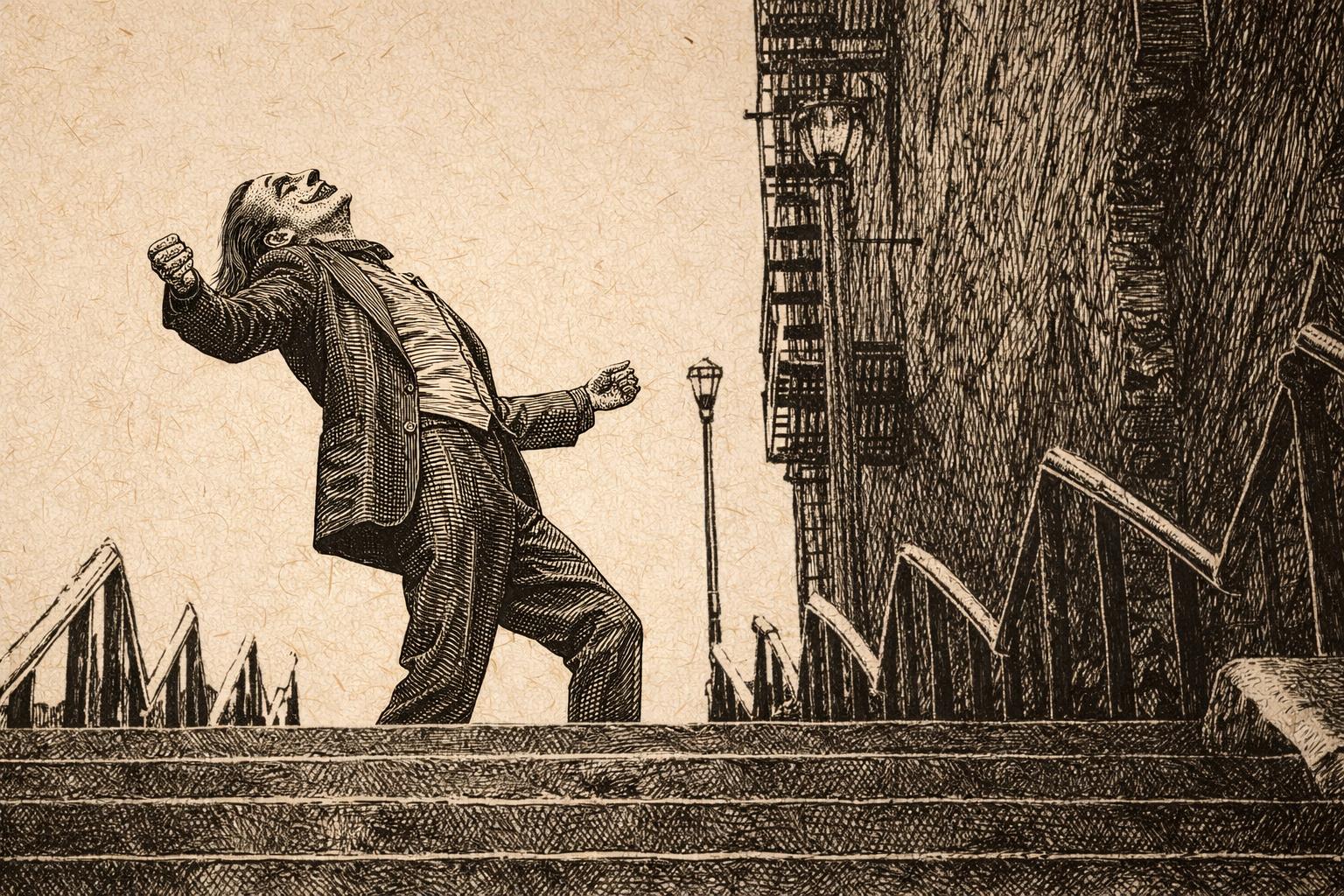 Stairway Dance Silhouette