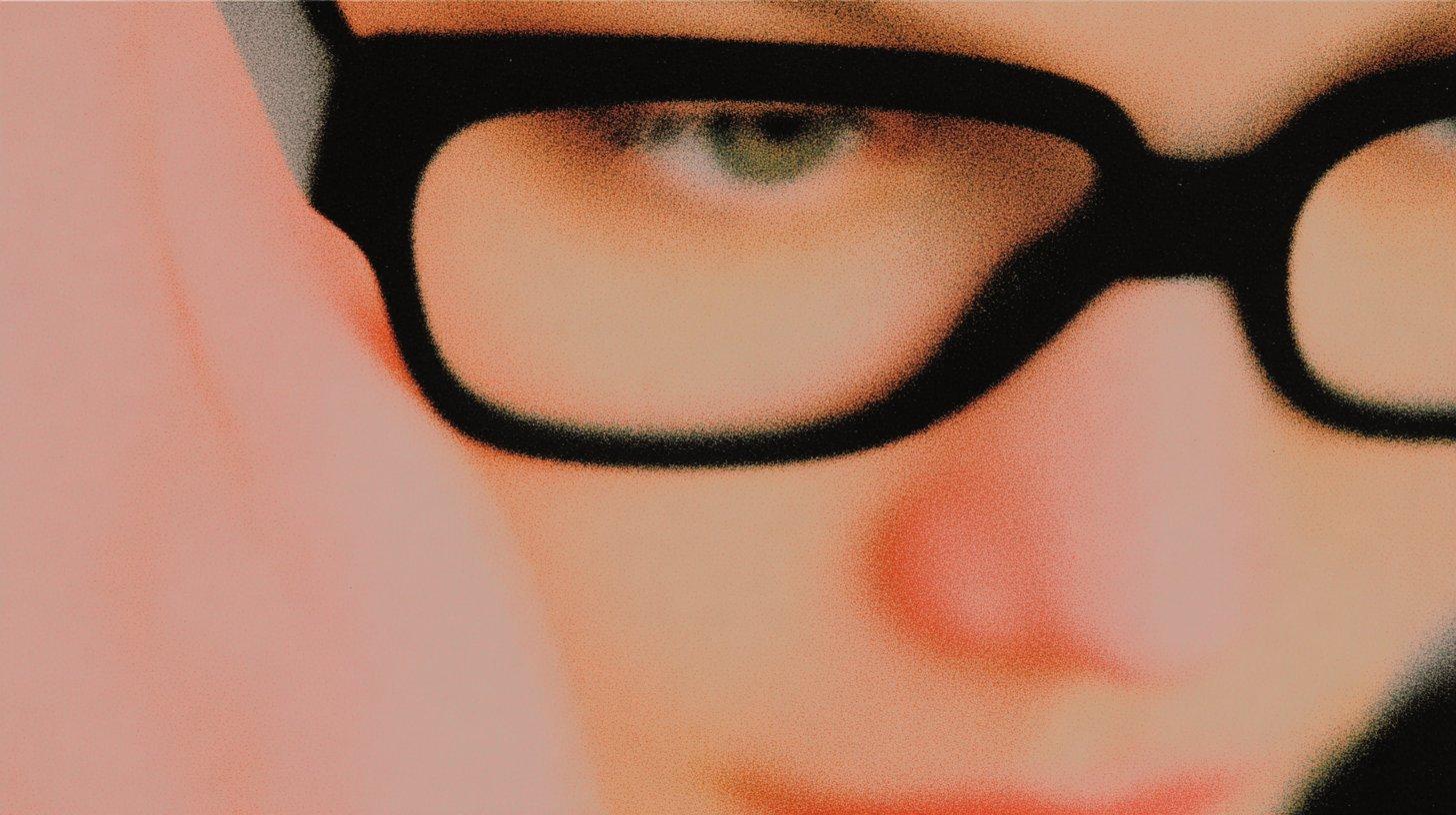 Bespectacled Eye Close-up