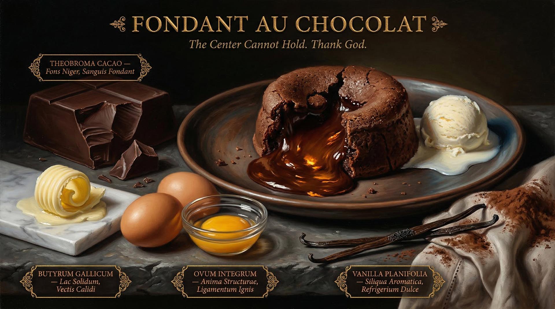 Molten Chocolate Fondant